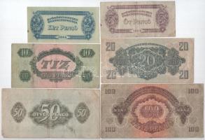 1944. 2P-100P "Vöröshadsereg Parancsnoksága" (6xklf) T:III,III-