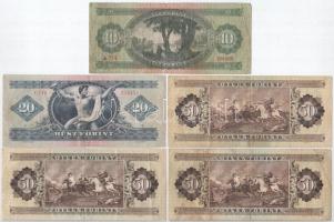 1962. 10Ft + 1975. 20Ft + 1983. 50Ft (2x) + 1986. 50Ft T:III,III-