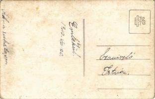 1940 Aknasugatag, Aknasuhatag, Ocna Sugatag; Légvédelmi ágyú katonákkal / WWII military air defense ...