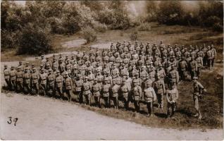 Osztrák-magyar katonák kiképzésen / K.u.k. military training, soldiers. Schäffer Armin photo
