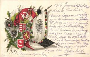 Coat of arms, flags, military WWI