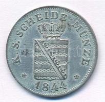 Német Államok / Szászország - Albertine 1844G 2gr Ag "II. Firgyes Ágost" T:2 patina
Germa...