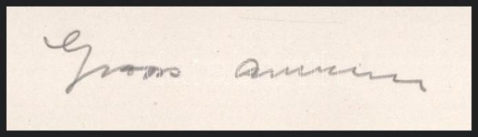 Gross Arnold (1929-2015): Emlékek kertje. Ofszet nyomat, papír, jelzett. Az 1973-ban megjelent Corvi...