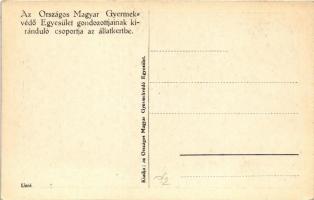 Az Országos Magyar Gyermekvédő Egyesület gondozottjainak kiránduló csoportja az Állatkertben