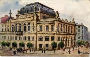Warszawa, Varsovie, Warschau, Warsaw; Filharmonja / concert hall s: T. Cieslewski