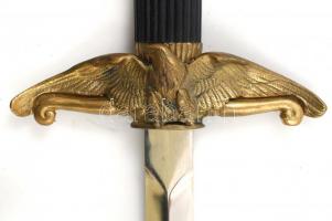 Horthy repülőtiszti dísztőr replika, hüvellyel 38 cm