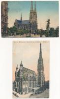 BÉCS - 12 db főleg modern képeslap / WIEN (VIENNA) - 12 mostly modern postcards