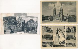 6 db RÉGI magyar Weinstock város képeslap / 6 pre-1945 Hungarian town-view postcards