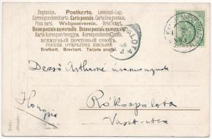 1905 Mostar, Bosnische Architekturen (an der Stadtmauer) / Bosnian architecture (EK)