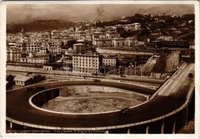 1939 Genova, Genoa; Sampierdarena, Panorama e Pista Elicoidale (EK)