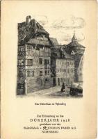 Nürnberg, Nuremberg; Das Dürerhaus. Zur Erinnerung an das Dürerjahr 1928 gewidmet von der Bleistiftfabrik v. Johann Faber A.G. (EK)