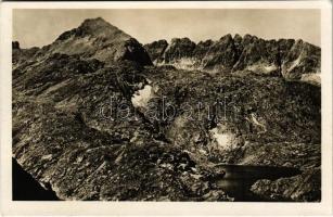 1930 Schladming (Steiermark), Klafferkogel mit Winkelsee. Im Hintergrund Greifenberg und Rauhenberg