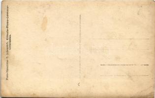 Abbazia, Opatija; strandolók csoportképe / beach, group of bathers. E. Jelussich photo (EB)