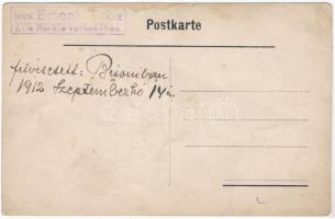 1912 Brijuni, Brioni; férfi csimpánzzal / man with chimpanzee. photo (EK)