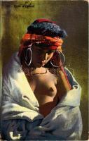 Types d'Orient / folklore, half-naked woman (EK)