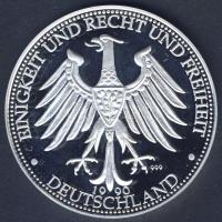 NSZK 1990. "Német Egység" Ag 20g T:PP