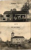 1922 Apc (Hatvan), községháza, római katolikus templom (EB)