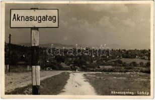 1943 Aknasugatag, Ocna Sugatag; várostábla / town board