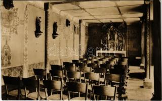 1930 Budapest V. Pesti Főiskolai Szent Imre Kollégium, kis kápolna belseje