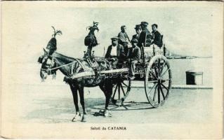 Catania, follklore, horse cart