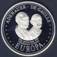 NSZK DN "Adenauer - De Gaulle" Ag 20g T:PP