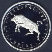 NSZK DN "Adenauer - De Gaulle" Ag 20g T:PP