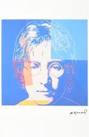 Andy Warhol után: John Lennon. Computer print, papír. Jelzett a nyomat alatt nyomtatva. Számozott: 41/100. Georges Israel Editeur szárazpecséttel. Hátoldalán Leo Castelli New York felirattal. 34x34 cm