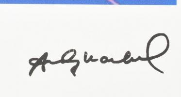 Andy Warhol után: John Lennon. Computer print, papír. Jelzett a nyomat alatt nyomtatva. Számozott: 4...