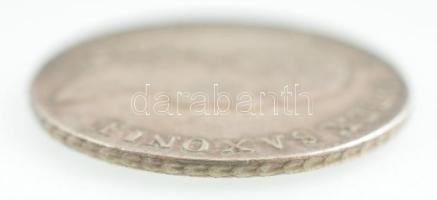 Német Államok / Szászország-Albertine 1813IGS 2/3T Ag "III. Frigyes Ágost" Drezda (13,92g)...