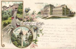 1899 Graz litho