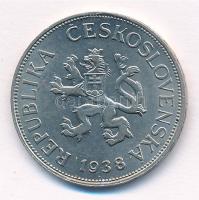 Csehszlovákia 1938. 5K Ni T:1-,2
Czechoslovakia 1938. 5 Koruna Ni C:AU,XF
Krause KM#11a