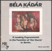 Béla Kádár. 1877-1956. Retrospective Exhibition. 1985. márc.- jún. Kiállítási katalógus. New York, 1985, Paul Kövesdy Gallery. Angol nyelven. Paul Kövesdy, Mezei Árpád, Pán Imre, Carter Ratcliff írásaival, fekete-fehér és színes képekkel illusztrálva. Kádár Béla egyetlen New York-i kiállításának katalógusa. Kiadói papírkötés.   Paul Kövesdy (1923-2017) nemzetközi műkereskedő, művészeti író, elévülhetetlen érdemeket szerzett a magyar avantgárd festők nyugaton való elismertetésében. Ritka. / Paperbinding, in English. Rare.