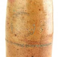 Selters Nassau forrásvíztartó kőkorsó, 1 l, kopásnyomokkal, sérült m: 24 cm