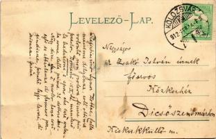 1912 Kiskelecsény, Kolacsin, Kis-Kolacsin, Maly Kolacín (Újtölgyes, Nová Dubnica); kastély, kúria / ...