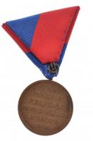 1938. "Felvidéki Emlékérem, II. Rákóczi Ferenc" bronz kitüntetés, nem eredeti mellszalagon...