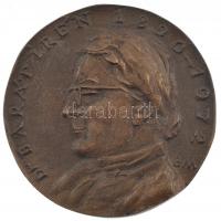 Borsos Miklós (1906-1990) DN dr. Barát Irén 1890-1972 egyoldalas bronz emlékérem (60mm) T:1-