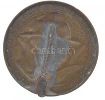 Sződy Szilárd (1878-1939) 1926. "Nemzeti Cserkésznagytábor" Cu jelvény (28,5mm) T:2 tűhián...