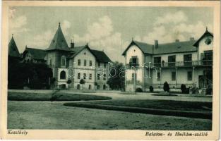 1927 Keszthely, Balaton és Hullám szálloda (felületi sérülés / surface damage)