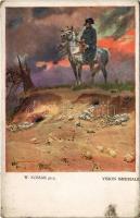 Vision Imperiale / Polish military art postcard s: W. Kossak (EK)