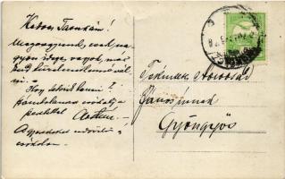 1909 Osztrák-magyar katonák csoportképe / Austro-Hungarian K.u.K. military, group of soldiers. photo