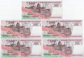 2006. 500Ft "EB" "EC" "A forradalom 50. évfordulója 1956. október 23."...