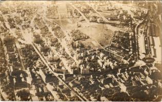 1920 Budapest I. Déli pályaudvar, Vérmező. Magyar aeroforgalmi részvénytársaság légi felvétele, photo + Légi Posta Megnyitás Rákosi Repülő Nap So. Stpl