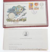 Franciaország 1983. "Az ember első repülésének bicentenáriuma - 1783-1983" kétoldalas Ag e...