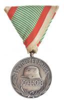 1929. "Magyar Háborús emlékérem kardokkal, sisakkal" ezüstözött, jelzett bronz kitüntetés ...