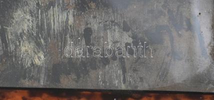 Mednyánszky jelzéssel. Pihenő. Vegyes technika, papír. 24,5x33 cm. Üvegezett fakeretben