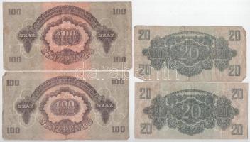 1944. 2P-100P "Vöröshadsereg Parancsnoksága" (7db, 5xklf) + Szovjetunió 1938. 1R + 5R + Cs...