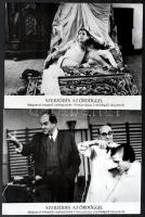 cca 1967 ,,Szerződés az ördöggel" című csehszlovák film jelenetei és szereplői, 21 db vintage p...