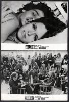 cca 1973 ,,Valerie" című angol film jelenetei és szereplői, 13 db vintage produkciós filmfotó, ezüst zselatinos fotópapíron, a használatból eredő (esetleges) kisebb hibákkal, 18x24 cm