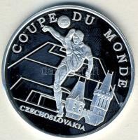 Franciaország 1998. "Futball világbajnokság - Csehszlovákia" Ag 21,5g T:PP