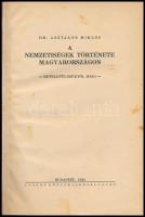 Asztalos Miklós: A nemzetiségek története Magyarországon. Betelepülésektől máig. Bp., 1934., Lantos, 121+1 p. Átkötött félvászon-kötés.